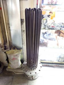 المنت سوپر هیتر استیل 316 میله سفارشی قطر 18 توان 60 کیلو وات سه فاز 380 ولت